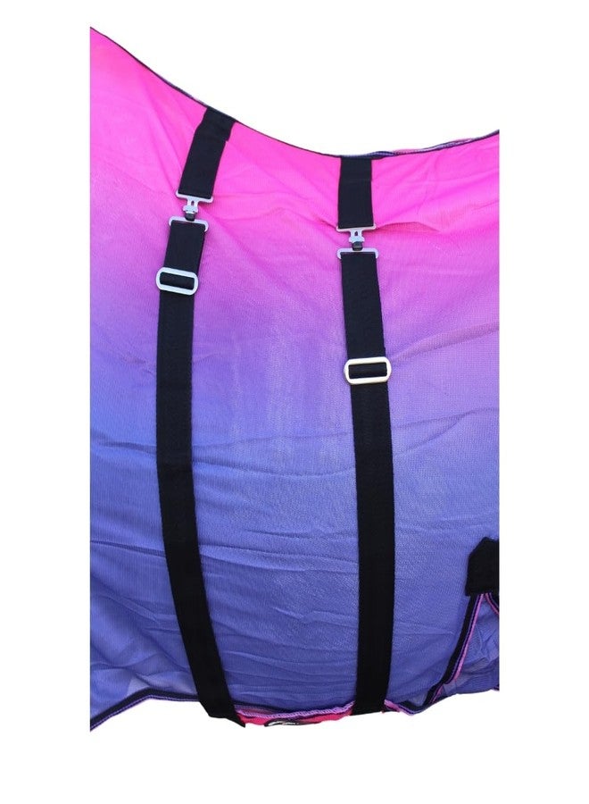 Challenger 80" Horse Mesh Lightweight Breathable Summer Spring Sheet Bellyband 73439 - Image 3