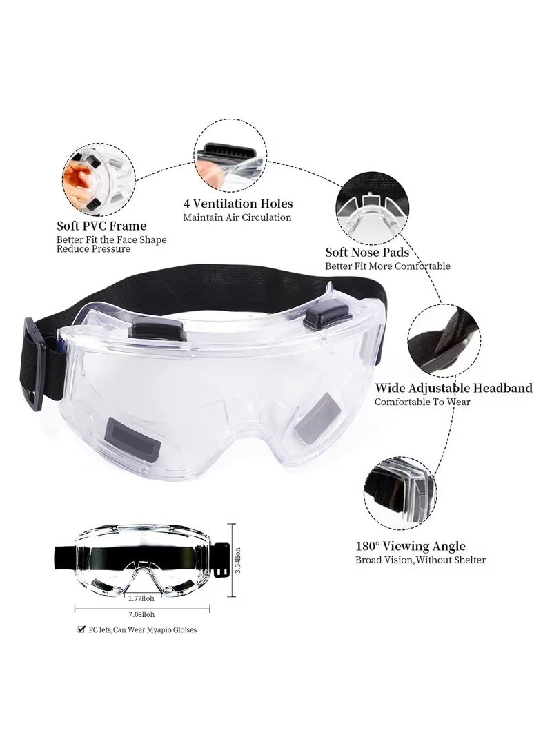 Respirator Mask - Respirator with Filter and Goggles for Chemicals - Epoxy Spray Paint Mask For Paint Dust Soldering Construction Sanding Woodworking etc. - Image 4
