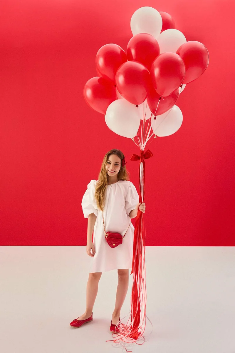 ديفاكتو Girl Cotton Dress