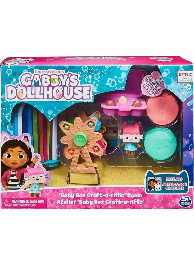 Gabby's Dollhouse Gabby's Doll House Deluxe Room Set Asst 6060478, Toys for Girls Doll Playset - Image 1