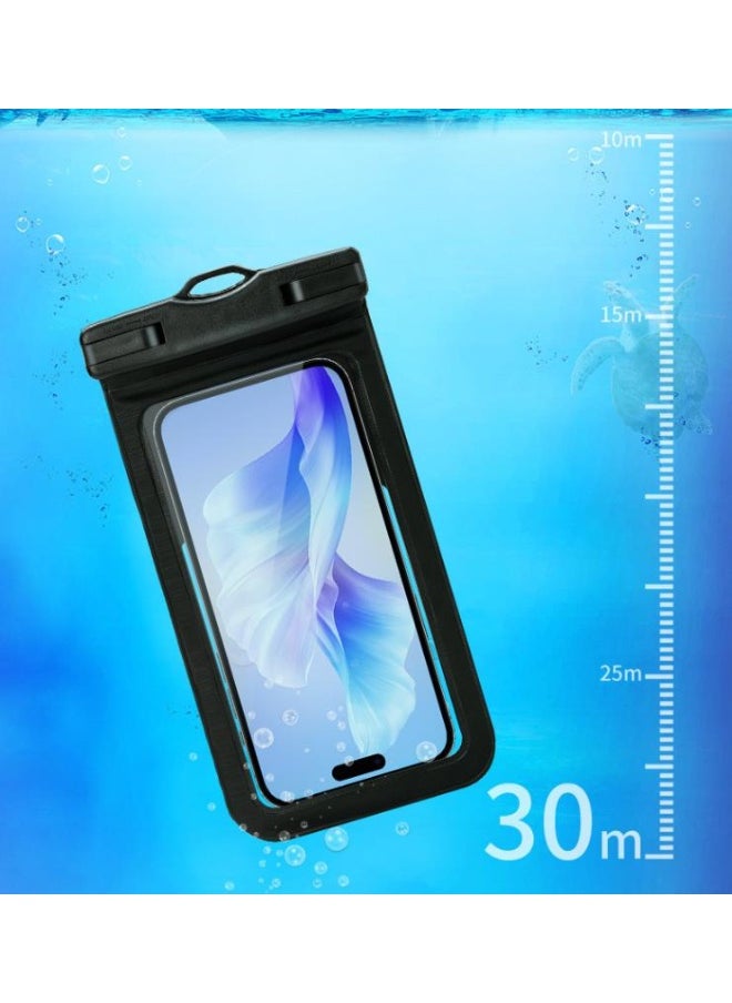 Golden Waterproof Phone Pouch,IPX8 Waterproof Phone Case for Swimming,Underwater Phone Case for iPhone 15/14/13/12 Mini/Pro/Pro MAX/11/XS/XR/8 Plus/7 Plus,Samsung Galaxy Note,Huawei (2 pieces)  - Image 4