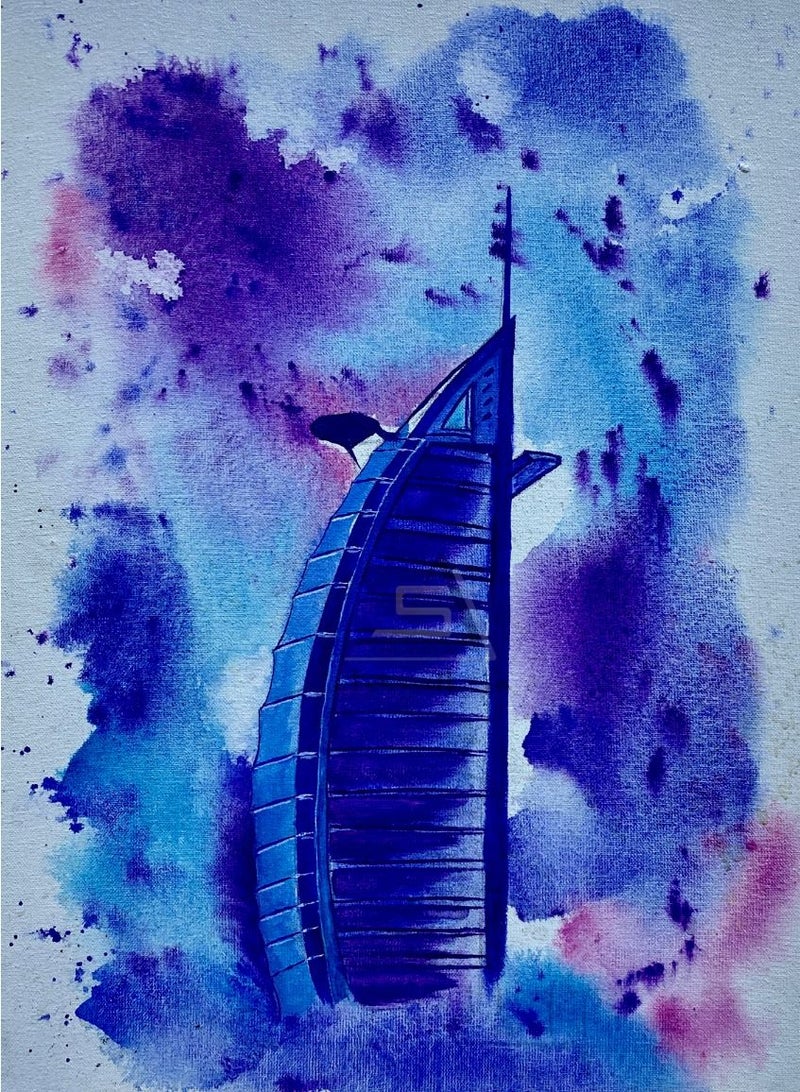 Some abstract thoughts 6 Dubai Canvas Painting by Ace Carpet - Image 1
