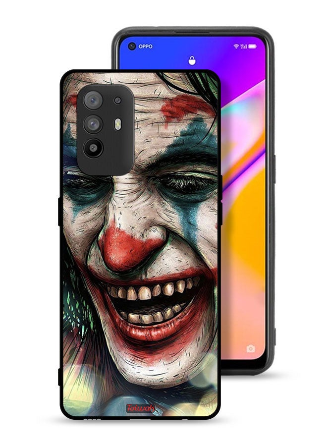 Tolwak Oppo A95 5G Protective Case Cover Joker Laughing Face