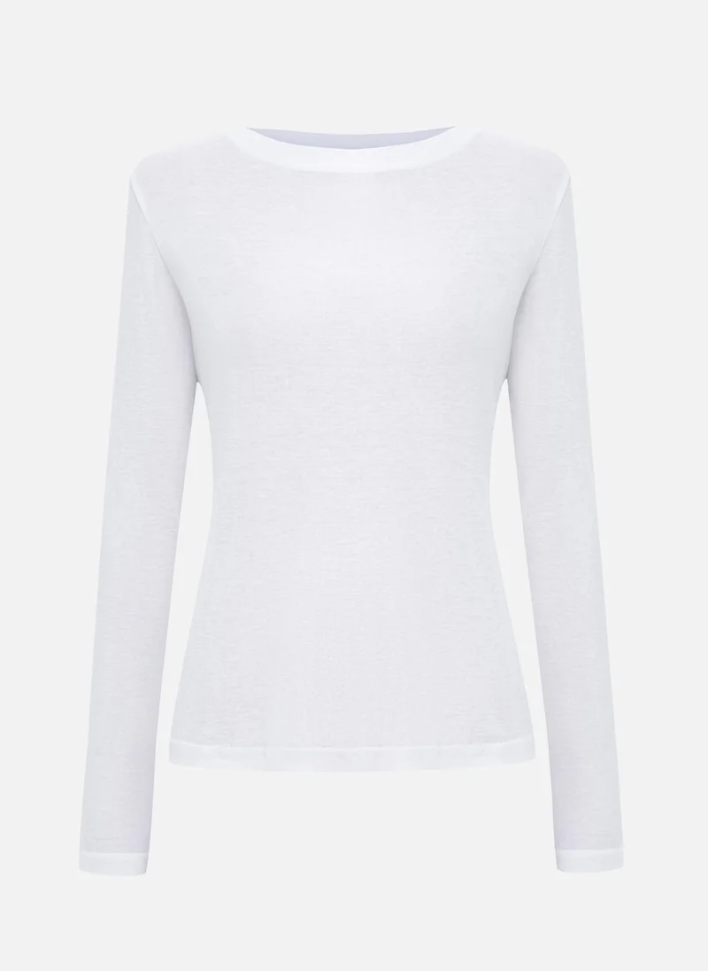 Lichi Smooth jersey straight fit longsleeve