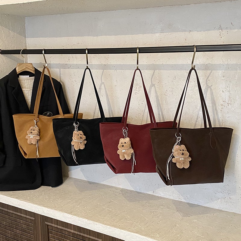 Women's Vintage Shoulder Bag, Large Capacity PU Handbag - Image 1
