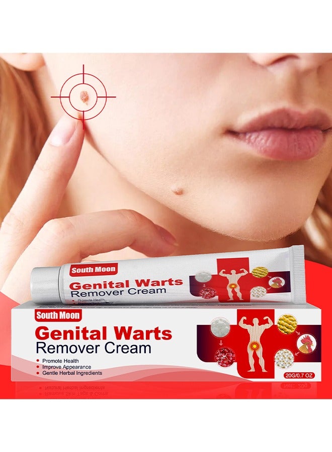 SOUTH MOON Wart Ointment With Salicylic Acid, Wart Remover Freeze, Wart Remover Ointment, Fast Acting Wart Freeze, Wart Remover For Genital Warts, Plantar Warts, Common Warts, Corns, Wart Cream 20G  - Image 2