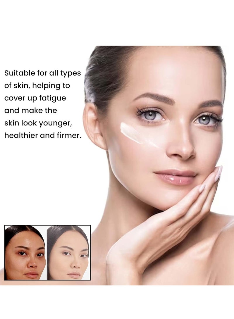 EELHOE Tone Up Cream Magic Foundation Cream with Collagen and Hyaluronic Acid, Moisturizing and Even Skin Tone, Natural Color Foundation for All Skin Types (30ml) - Image 2