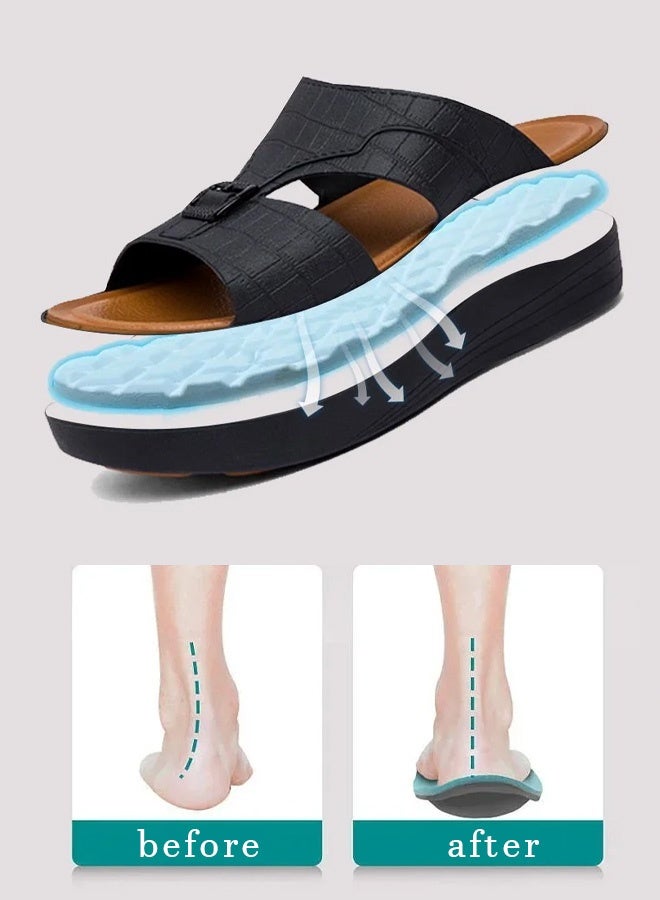 صندل كاجوال مريح بنعل سميك للرجال - Image 2