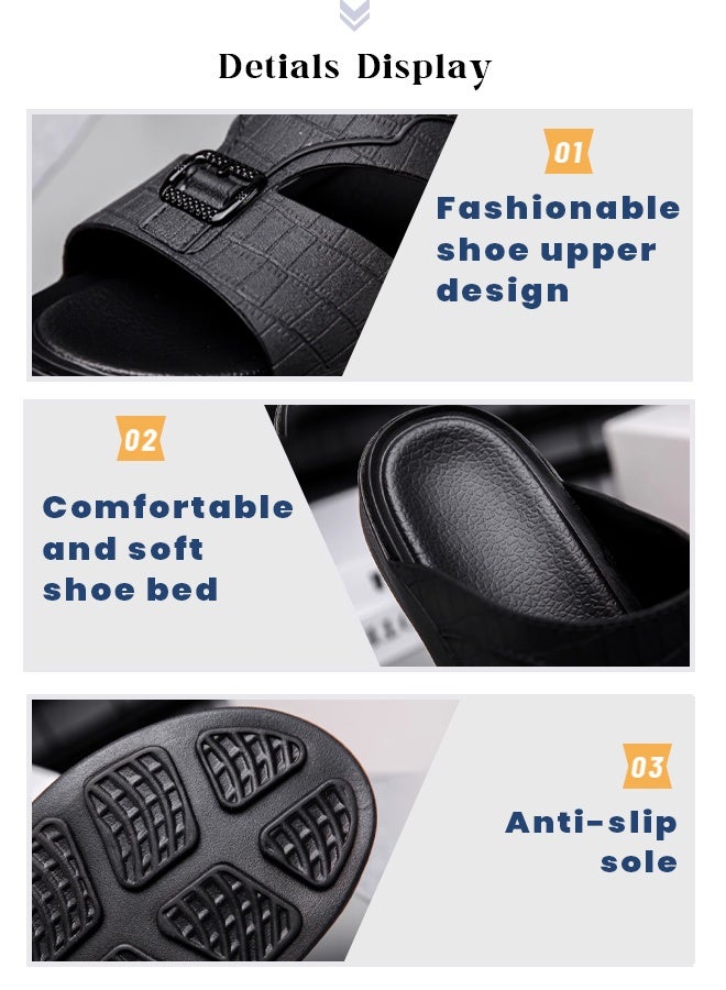 صندل كاجوال مريح بنعل سميك للرجال - Image 4