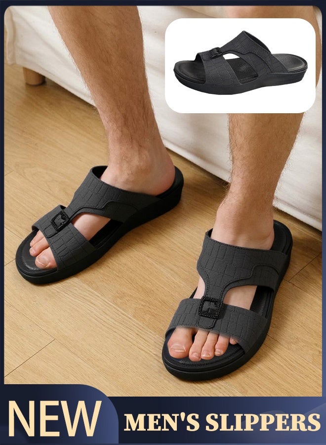 صندل كاجوال مريح بنعل سميك للرجال - Image 1