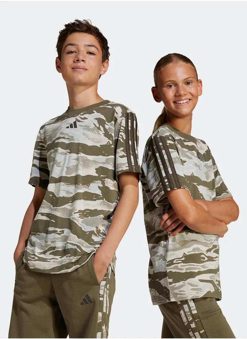 اديداس Youth Seasonal Essentials Camo T-Shirt