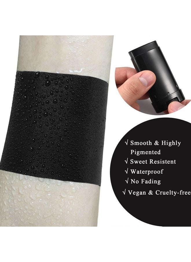 Wismee - Eye Black Baseball Accessories, Anti-Glare Eye Black Pink Black For Baseball Softball Football,Waterproof Ultra-Long Lasting Black Eye Stick For Sports Halloween Cosplay Costume Parties - Image 1