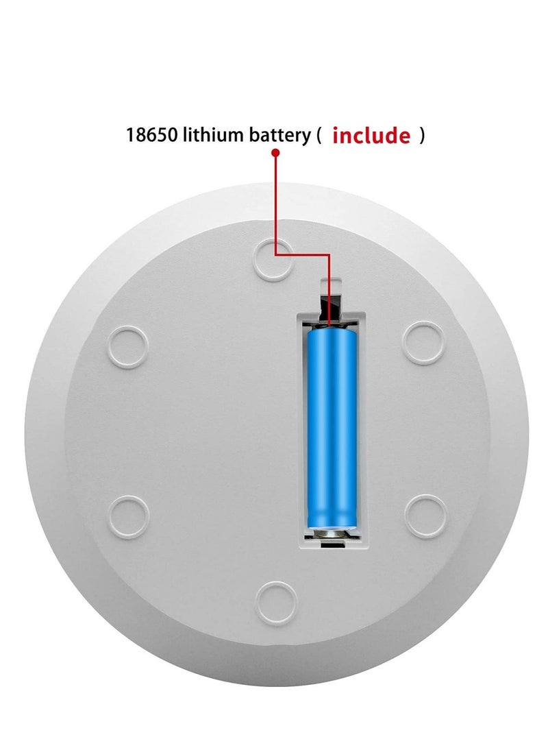 Captaintech Motorized Rotating Display Stand, 7.87inch, 17.6LB Load Ultra-Quiet 360 Degree Electric Rotating Turntable Display Stand for Photography Products, Jewelry, Cake,3D Model (White) - Image 2