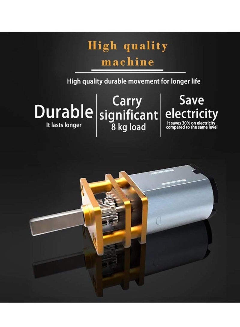 Captaintech Motorized Rotating Display Stand, 7.87inch, 17.6LB Load Ultra-Quiet 360 Degree Electric Rotating Turntable Display Stand for Photography Products, Jewelry, Cake,3D Model (White) - Image 3