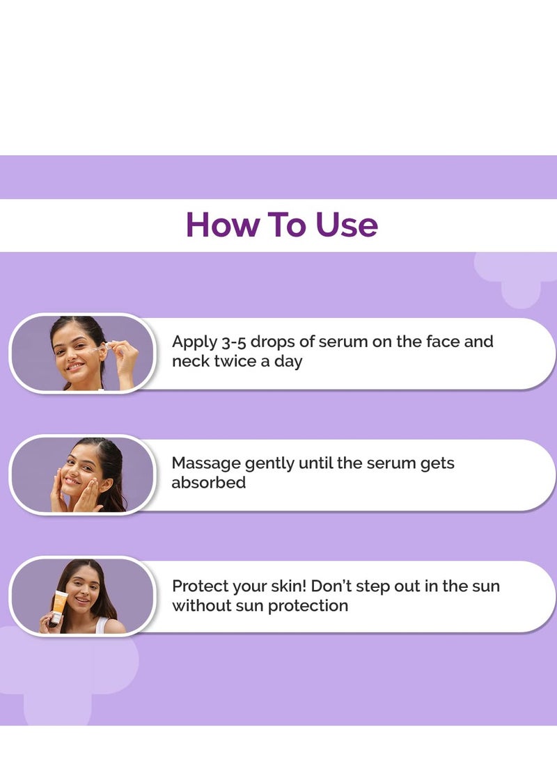 The Derma Co 2% Kojic Acid Face Serum with 1% Alpha Arbutin & Niacinamide for Dark Spots And Pigmentation - 10 ml