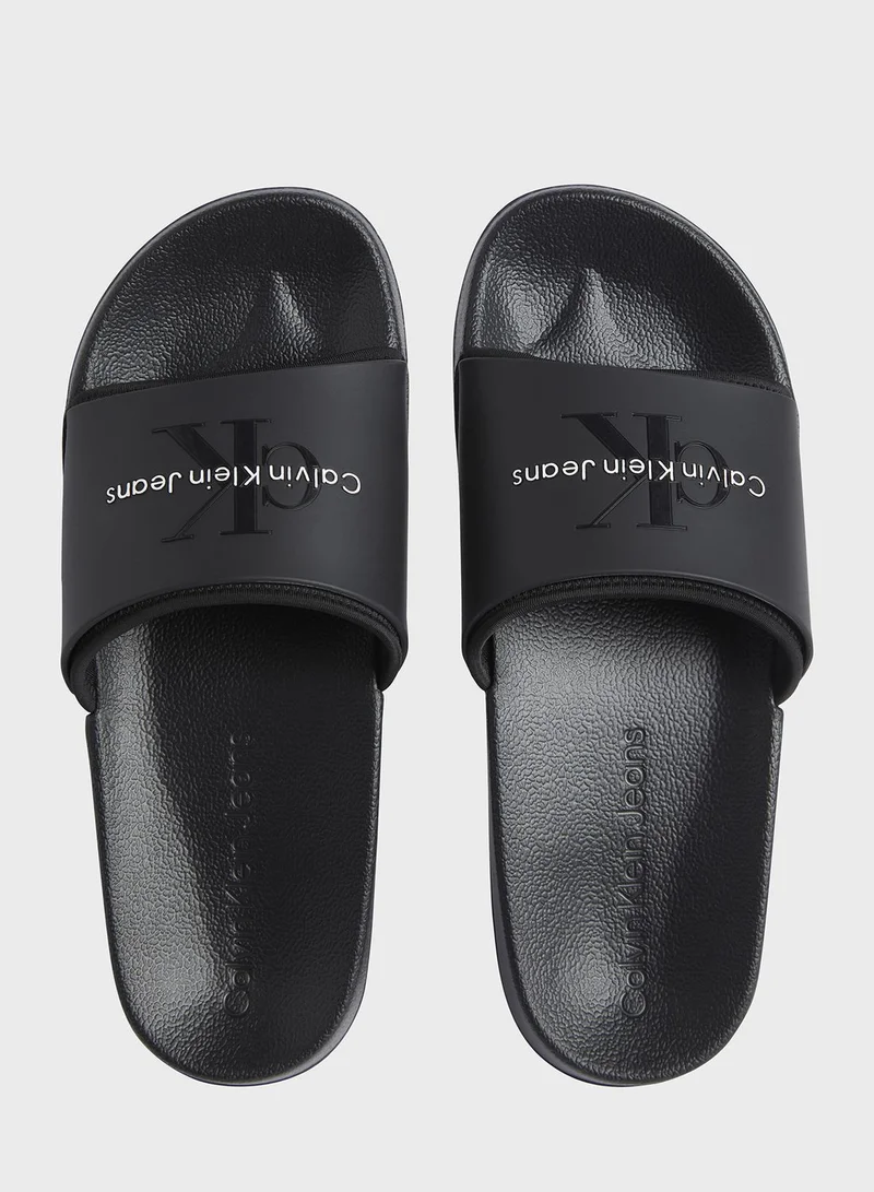 CALVIN KLEIN Monogram Slides