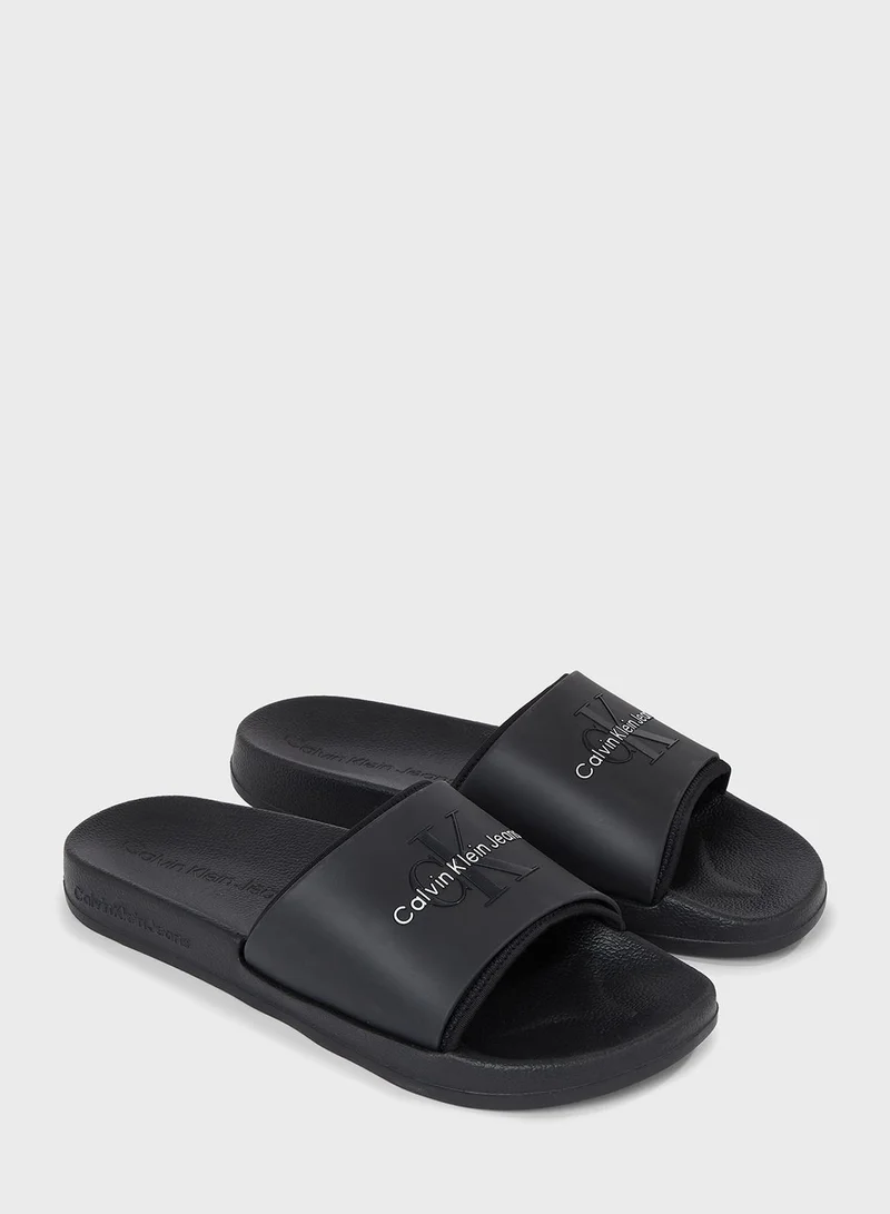 CALVIN KLEIN Monogram Slides