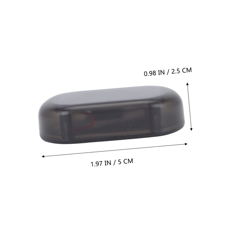 قطعتان من مصباح التحذير الشمسي القابل لإعادة الشحن عبر USB، مصباح أمان وامض للمركبات - Image 5