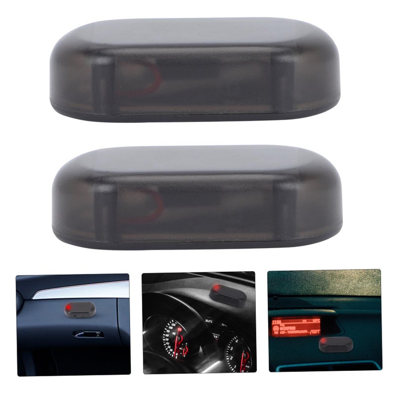 قطعتان من مصباح التحذير الشمسي القابل لإعادة الشحن عبر USB، مصباح أمان وامض للمركبات - Image 4