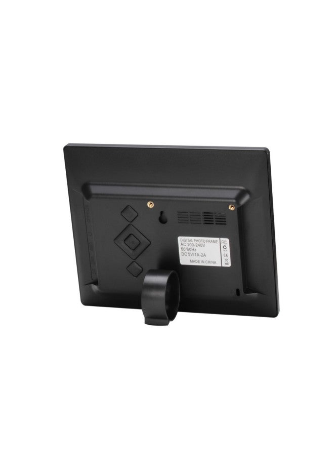 8 Inch Video Player Digital Photo Frame Electronic Photo Album USB Player-Color:White European Regulations