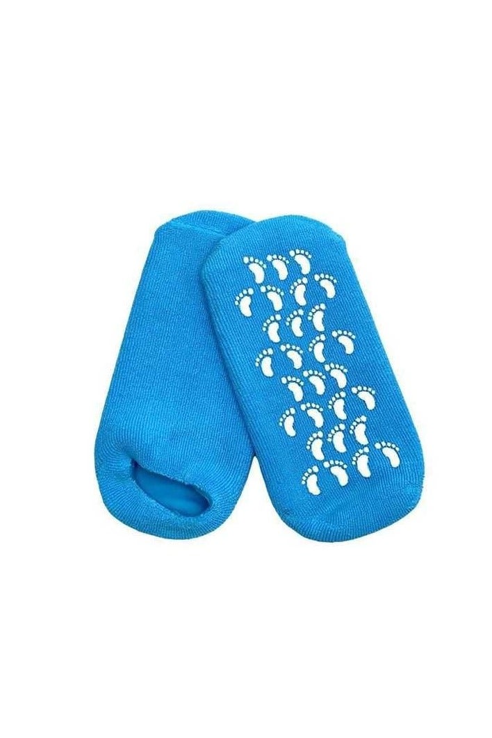 سبا سيستم جوارب جل لترطيب القدمين - ازرق - Image 1
