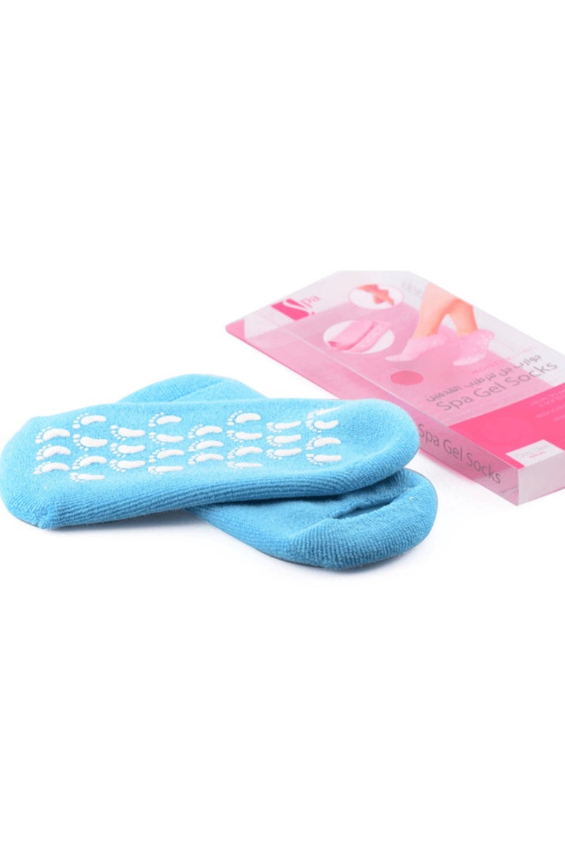 سبا سيستم جوارب جل لترطيب القدمين - ازرق - Image 2