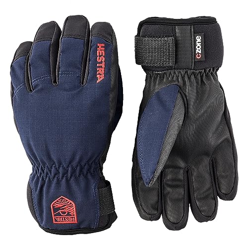 Hestra Ferox Primaloft Glove Jr. I Waterproof, Insulated Kids Glove for Skiing, Snowboarding or Playing in The Snow - Navy - 7 - Image 1