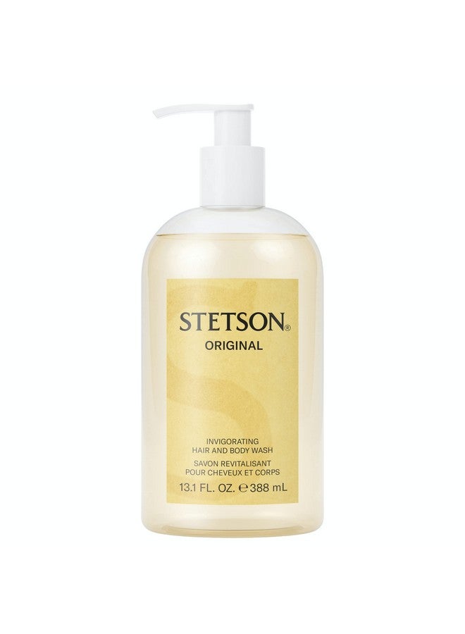 SCENT BEAUTY Stetson Original Invigorating Hair And Body Wash Earthy Woody Casual And Masculine Aroma With Fragrance Notes Of Citrus Patchouli And Tonka Bean13.1 Fl Oz - Image 1