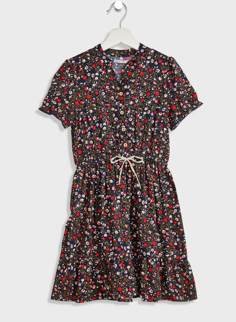 ONLY Kids Flower Print Dress