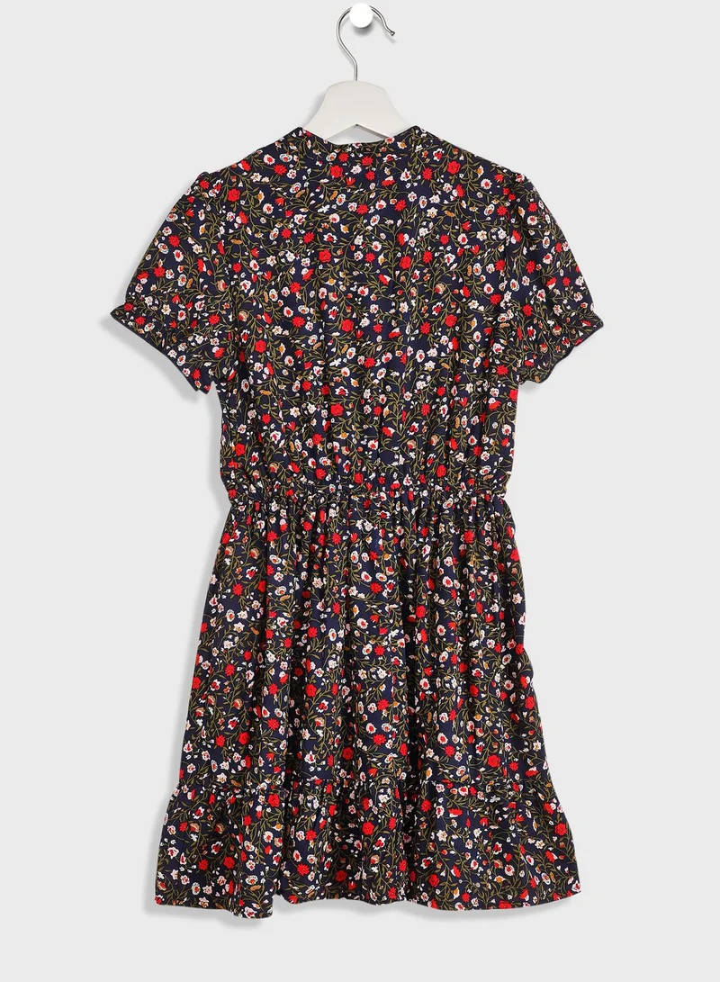 ONLY Kids Flower Print Dress