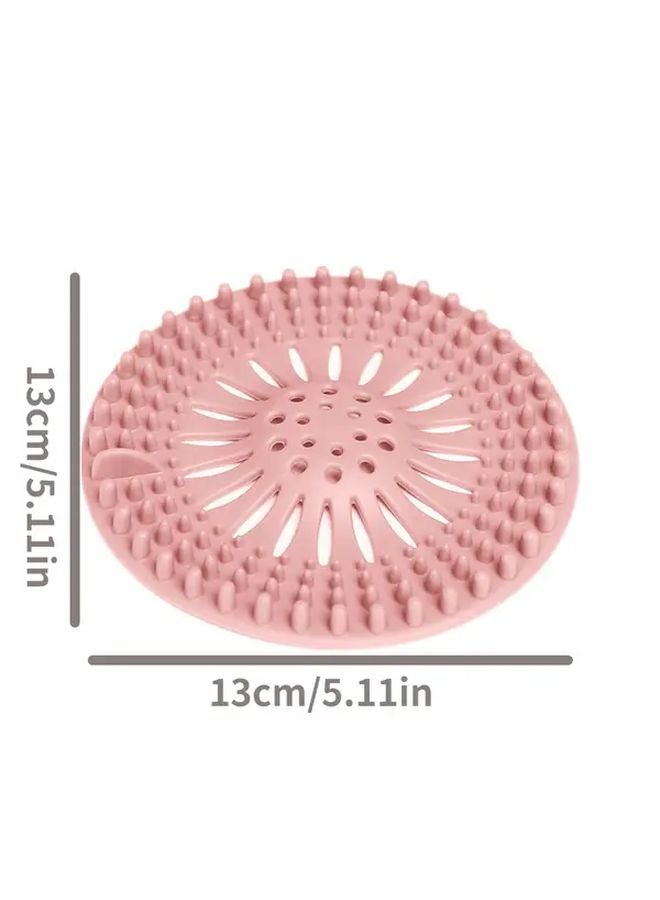 Blue Shower Drain Filter Anti Clogging Hair Catcher For Bathtub Sink Floor Drain - Image 2