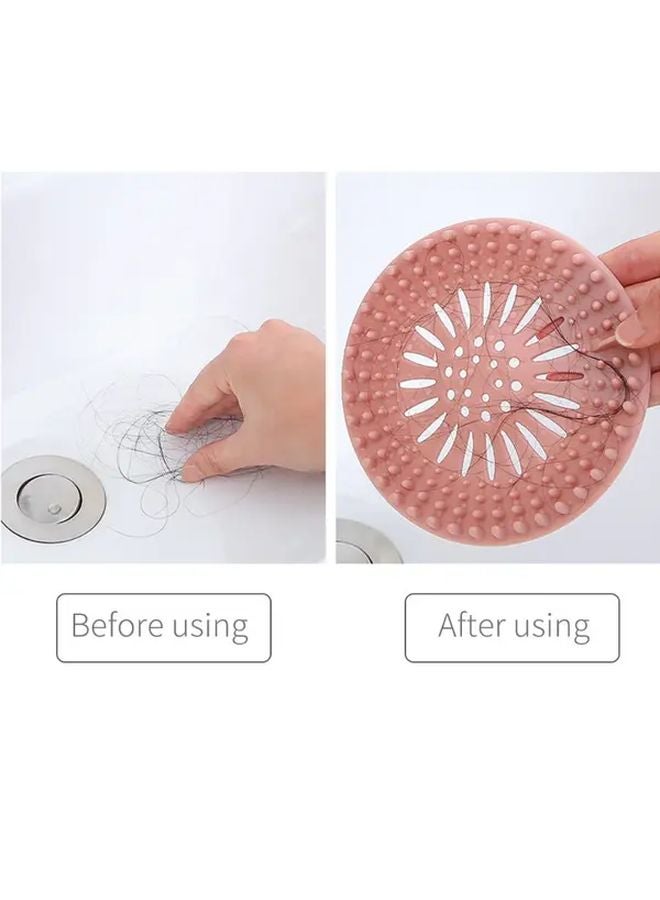 Blue Shower Drain Filter Anti Clogging Hair Catcher For Bathtub Sink Floor Drain - Image 5