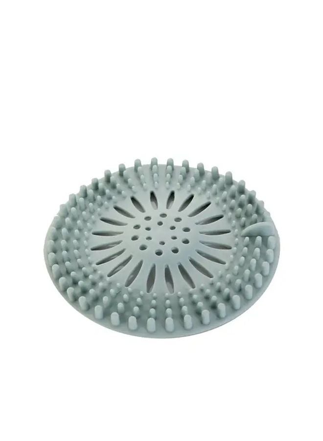 Blue Shower Drain Filter Anti Clogging Hair Catcher For Bathtub Sink Floor Drain - Image 4