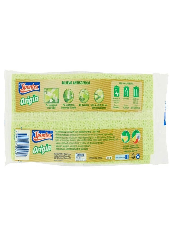 Spontex Origin Biodegradable Absorbers, 42x0.5x31 cm, Green - Image 5