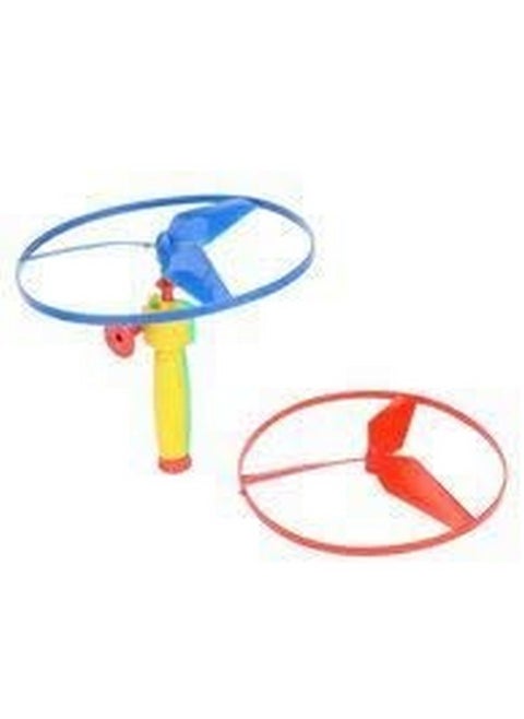 Exciting Flying Rotor Wheel For Kids To Make Their Playtime Fun. This Wheele Can Catch Up The Height Approx. 40 Ft. (Multicolor)