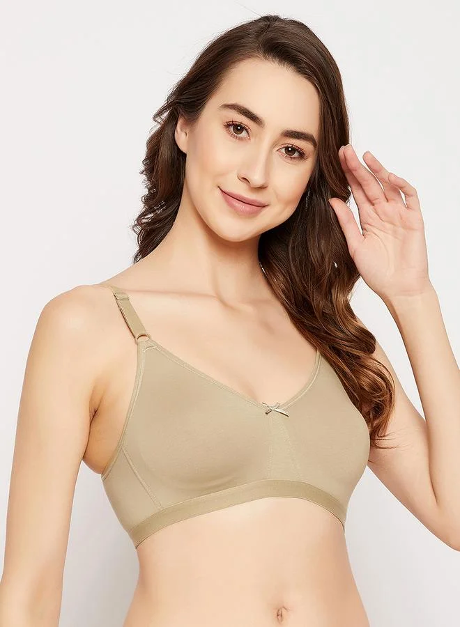 كلوفيا Pack of 2 - Non Padded Non Wired Full Figure T-Shirt Bra by Styli