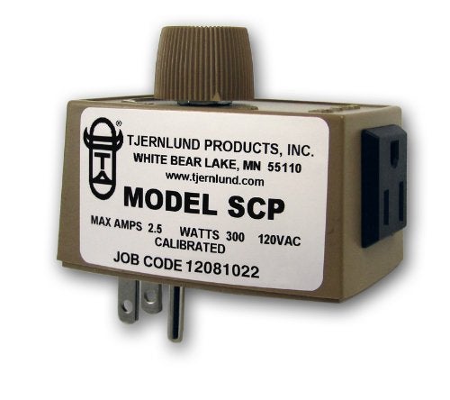 Tjernlund SCP Plug-in Fan Speed Control,Brown - Image 5