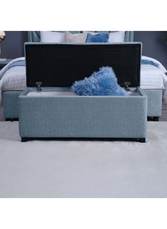 Pan Home Emirates Gigastorage Bench-Chanel~Teal  - Image 5