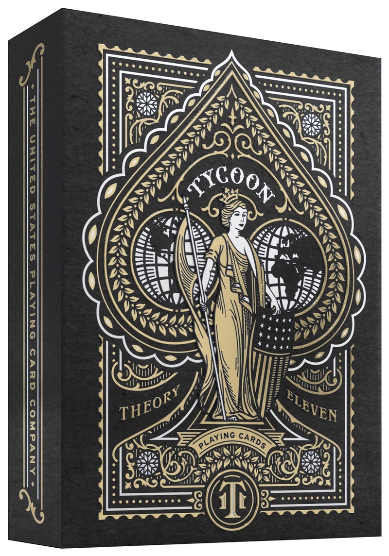 theory11 Tycoon Playing Cards (Black) - Image 1
