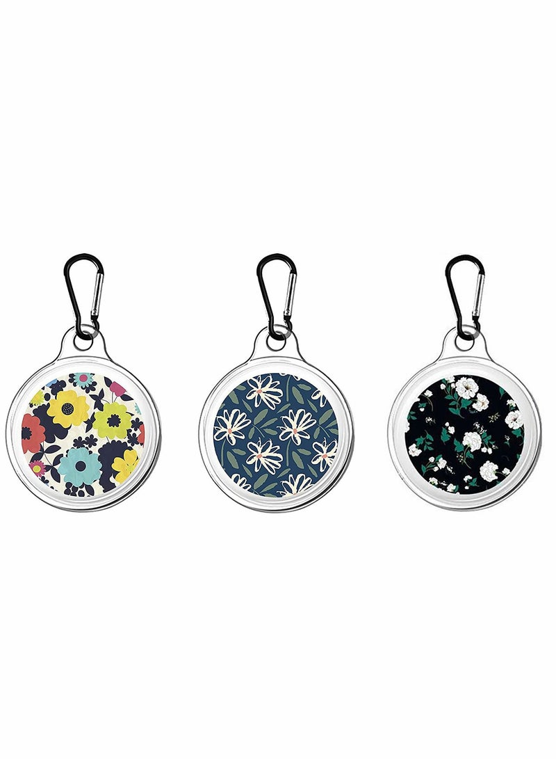 SYOSI Protective Case, Scratch-Resistant Protective Skin Case, for Airtag Finder, Keychain, Colorful, Beautiful and Durable 3pcs - Image 1