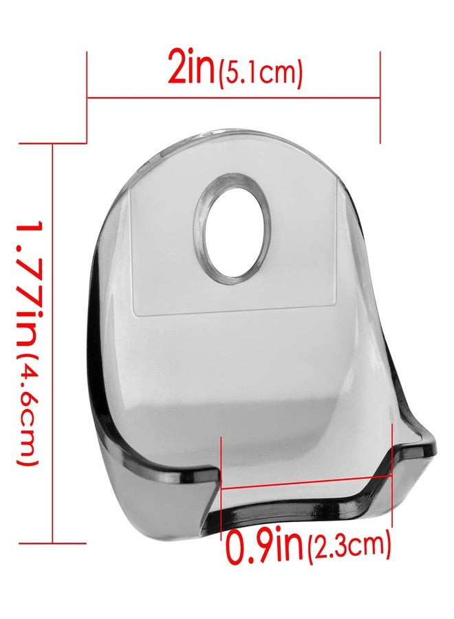 Linkidea 2 Pack Razor Holder Self Adhesive, Shower Wall Mount Hook Bathroom Organizer, No Drilling Storage for Gillette Venus, Fusion 5 Proshield, Mach3 (Grey) - Image 3