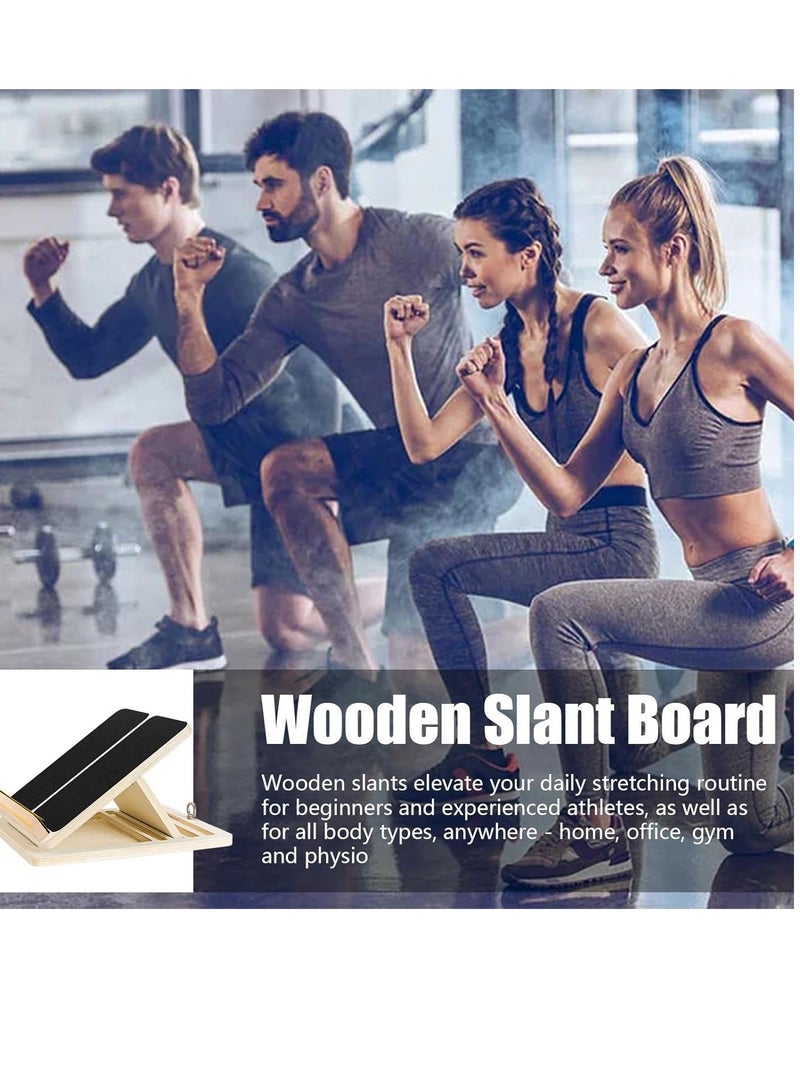 Generic Wooden Incline Plate | Squat Pole | Incline Plate | Squat Pickup Block | Adjustable Wooden Stretch Plate | Portable and Non-Slip | Training Equipment for Home and Gym Squat Plate - Image 4
