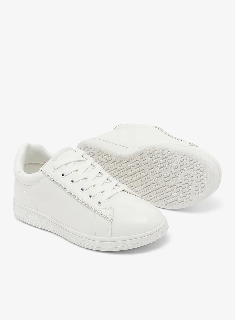 Ginger Suede Court Sneakers