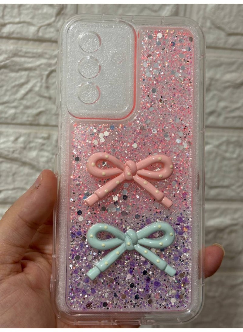 Back cover with a bow, compatible with the phone Samsung A34 - Image 1