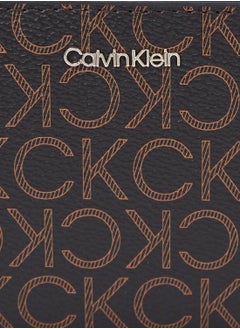 CALVIN KLEIN Women's Zip Around Wallet -  Polyester, Brown  - Image 2