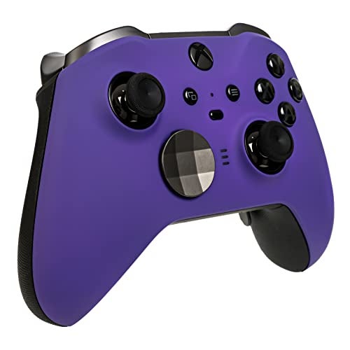 Crazy Controllerz Xbox Elite Series 2 Custom Soft Touch Controller - Soft Touch Feel, Added Grip, Vibrant Purple Color - Compatible with Xbox One, Series X|S - Image 2