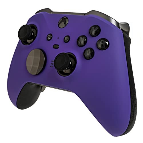 Crazy Controllerz Xbox Elite Series 2 Custom Soft Touch Controller - Soft Touch Feel, Added Grip, Vibrant Purple Color - Compatible with Xbox One, Series X|S - Image 5