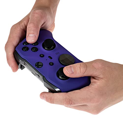 Crazy Controllerz Xbox Elite Series 2 Custom Soft Touch Controller - Soft Touch Feel, Added Grip, Vibrant Purple Color - Compatible with Xbox One, Series X|S - Image 4