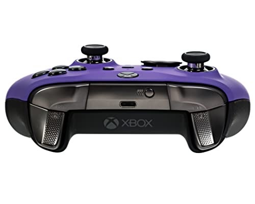 Crazy Controllerz Xbox Elite Series 2 Custom Soft Touch Controller - Soft Touch Feel, Added Grip, Vibrant Purple Color - Compatible with Xbox One, Series X|S - Image 3