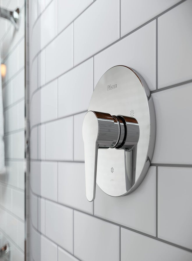 Pfister بيفستر R890600 بيفرست مودرن 1-مقبض ترميم الدش فقط بدون رأس الدش، كروم مصقول - Image 3